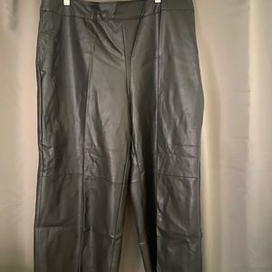 Petite Faux Leather Black